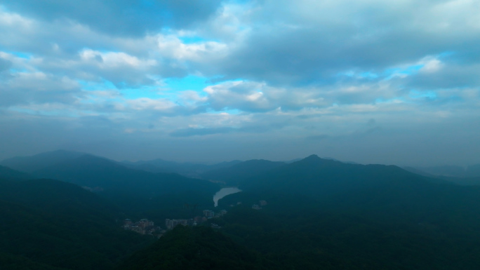 帽峰山 自然风光 原始森林 云雾森林