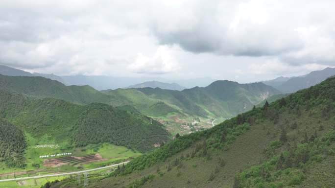 互助 自然风光 景区 旅游 航拍 十二盘