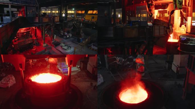 炼钢 钢花 冶金 熔炉 工业