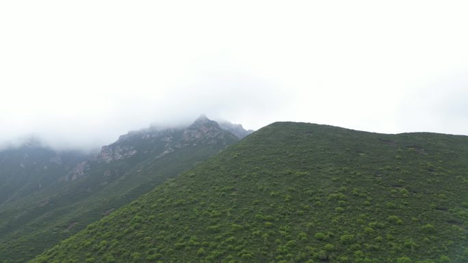 互助 自然风光 景区 旅游 航拍 十二盘