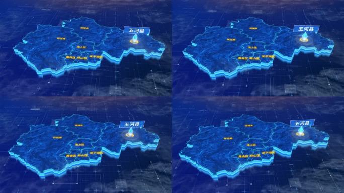 蚌埠市五河县蓝色三维科技区位地图