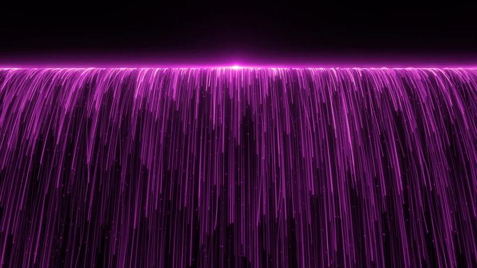 紫红色粒子下落华丽背景AE模板