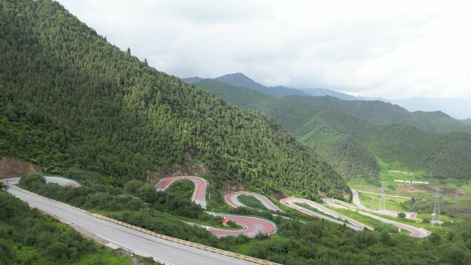 互助 自然风光 景区 旅游 航拍 十二盘