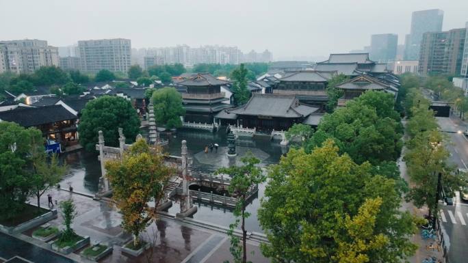 杭州香积寺航拍4