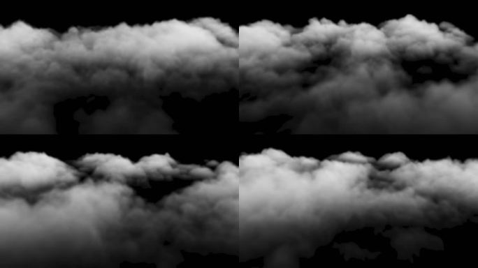 【通道】翻滚云 动态云 水雾动画 动态云