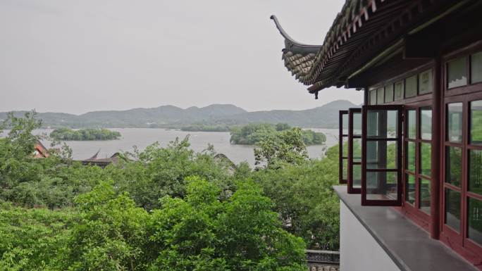 杭州西湖全貌