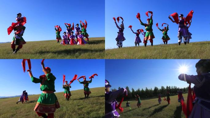 蒙古姑娘草原跳舞2