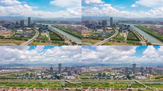 环东云谷银城智谷航拍延时