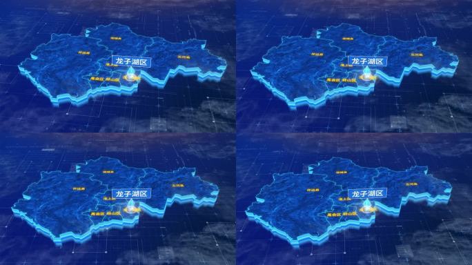 蚌埠市龙子湖区蓝色三维科技区位地图