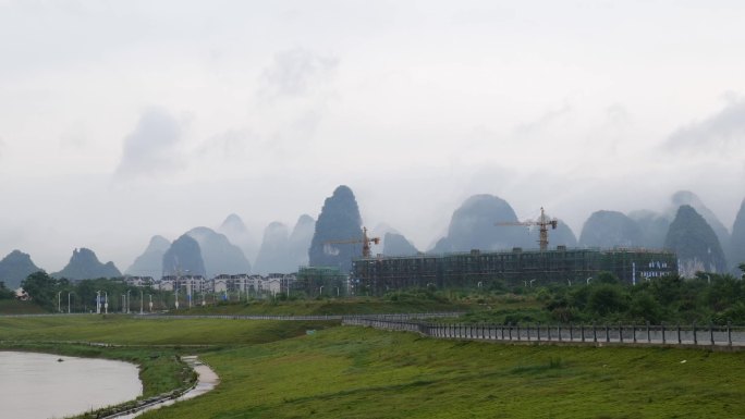 广西桂林阳朔县新城区建设