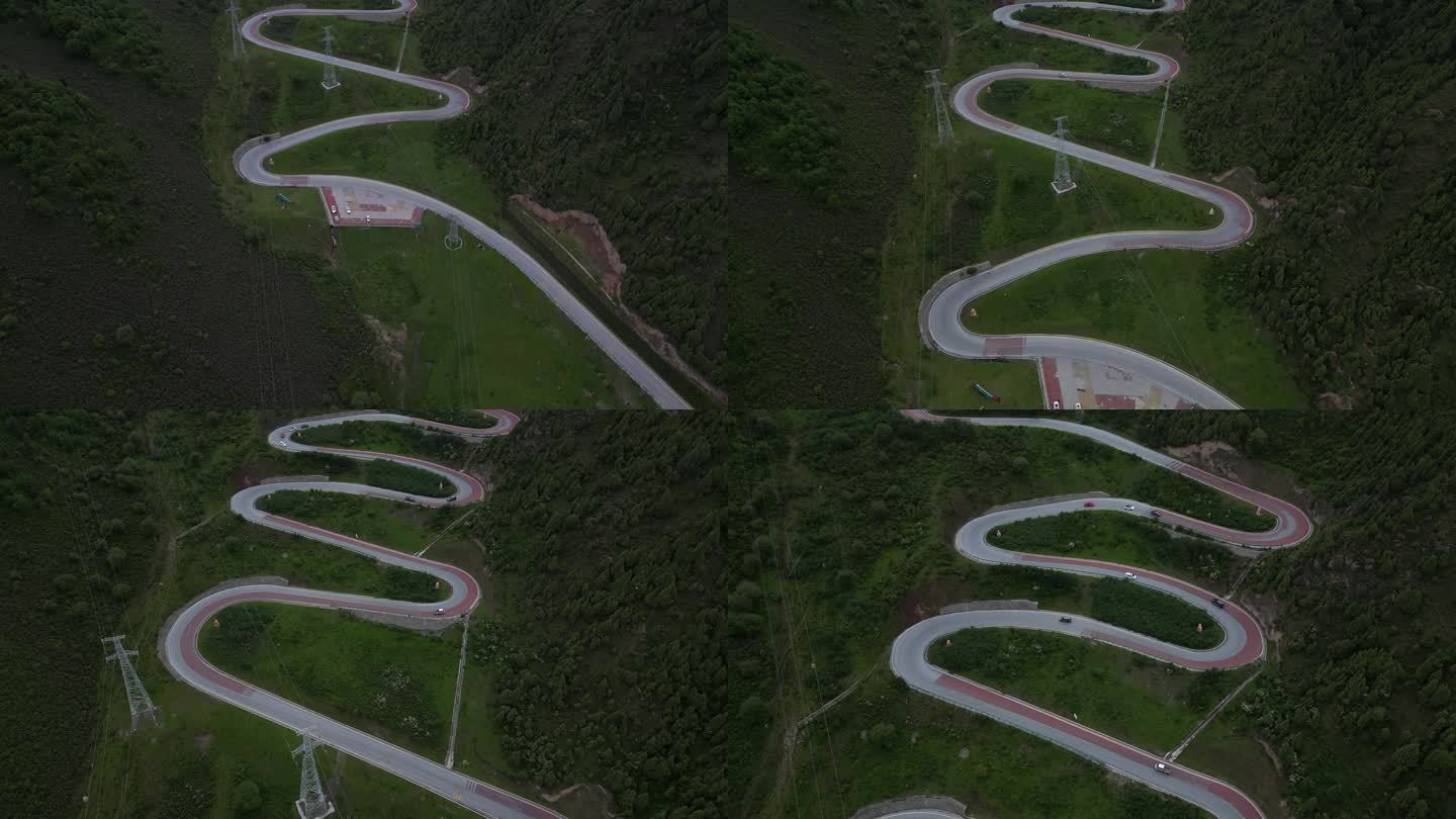 互助 自然风光 景区 旅游 航拍 十二盘