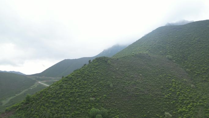互助 自然风光 景区 旅游 航拍 十二盘