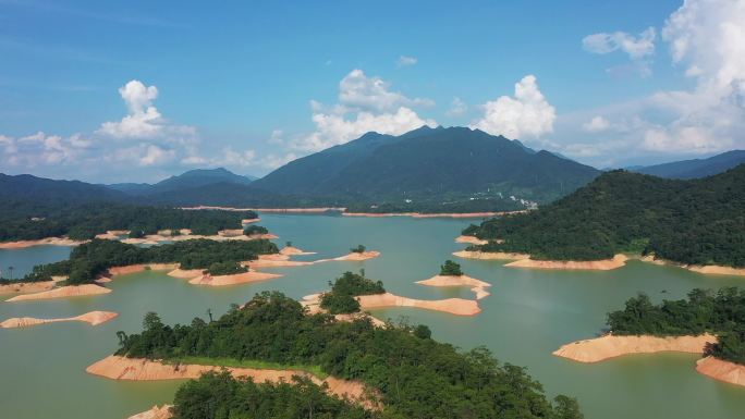 流溪河水库风光航拍