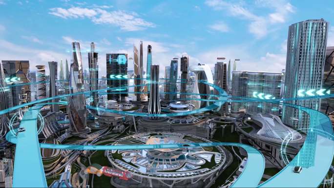 4K元宇宙未来城市