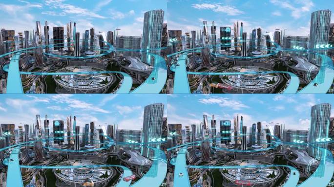 4K元宇宙未来城市