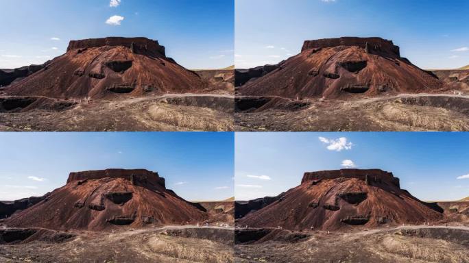 乌兰察布哈达6号火山口延时