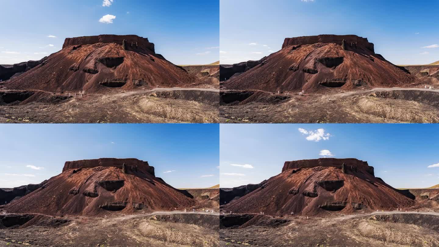 乌兰察布哈达6号火山口延时