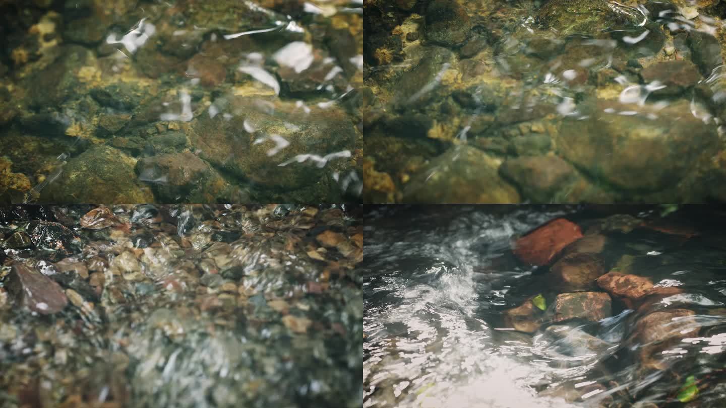 小溪潺潺   清澈的溪水  江南小溪