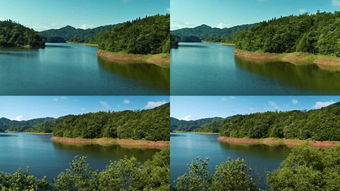 黄水国家森林公园太阳湖实拍视频