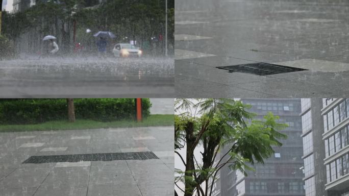 雨天城市