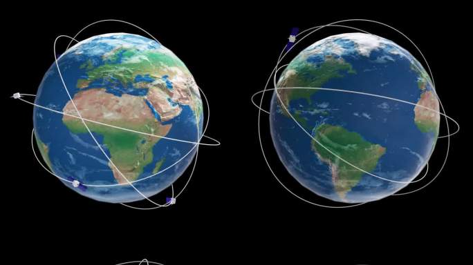 全息卫星环绕地球北斗