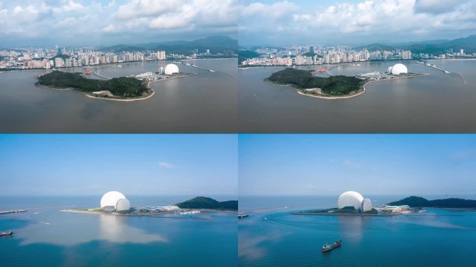 【4K】粤港澳大湾区珠海城市航拍延时