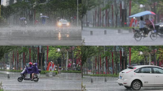 雨天城市