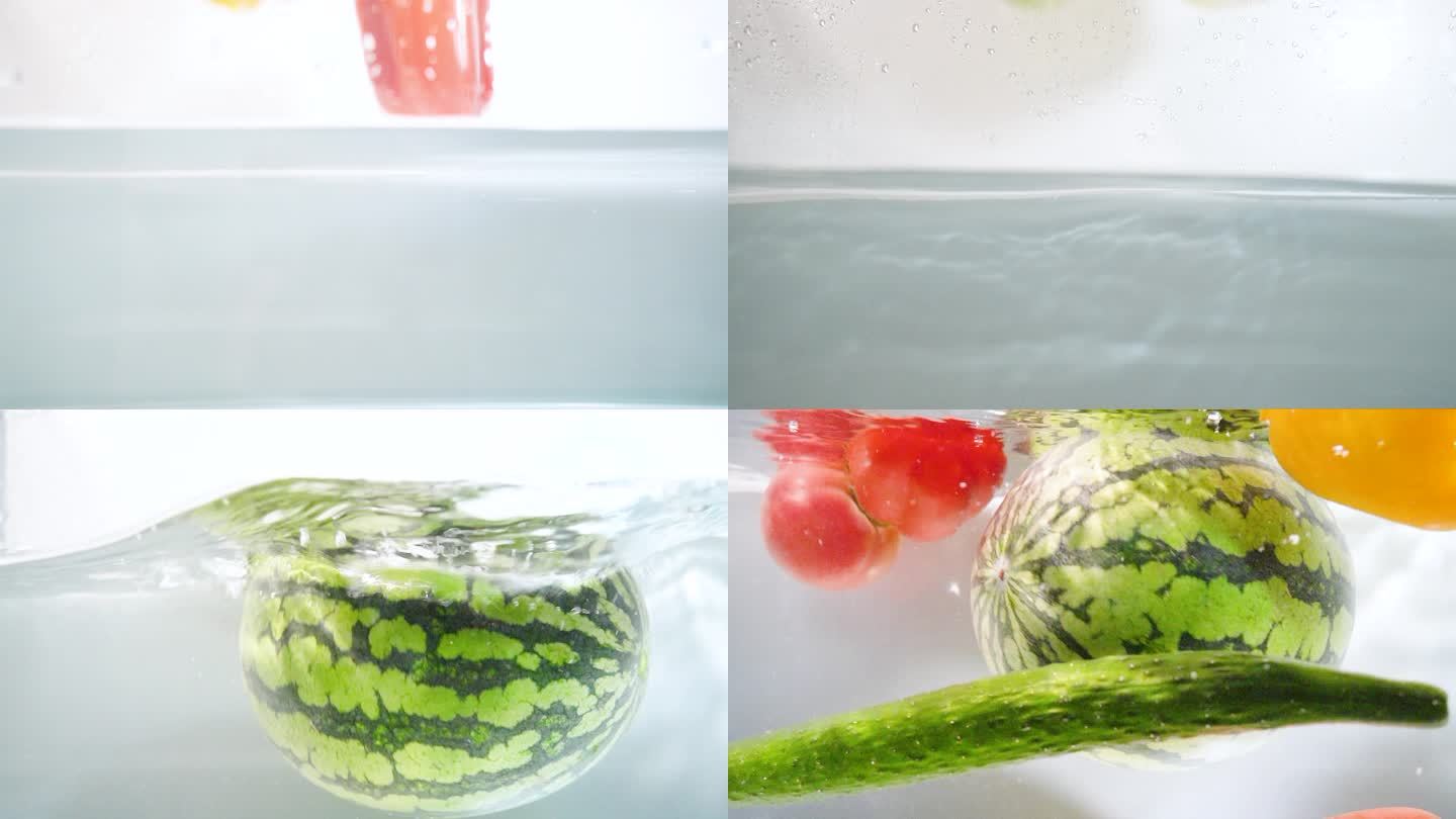 蔬菜水果入水