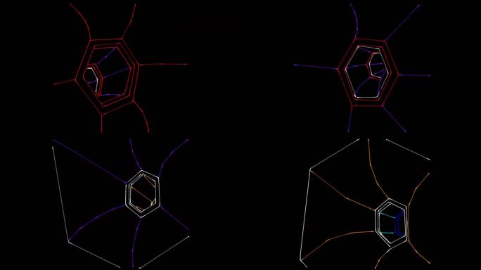 激光投影 穿越 穿梭 全息投影 山体投影