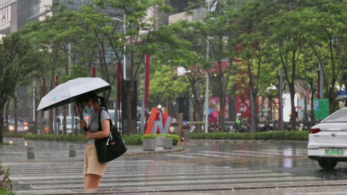 雨天城市