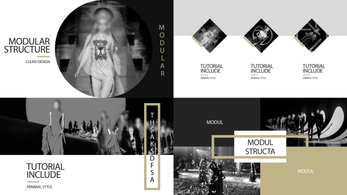 高级感简约时尚模板