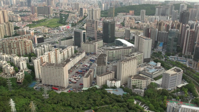 深圳宝安客运中心站周边高楼大厦
