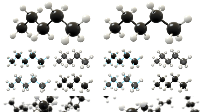 正戊烷分子动画