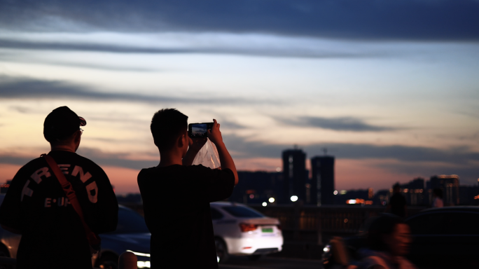 长沙夜晚写意镜头