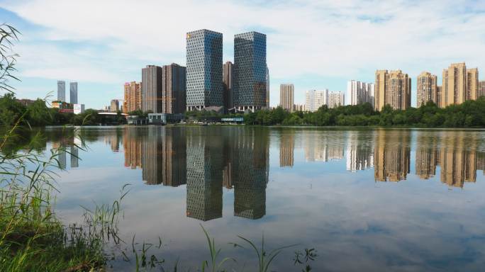 成都东湖公园美丽风景