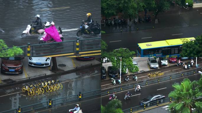 雨过天晴城市交通-延时