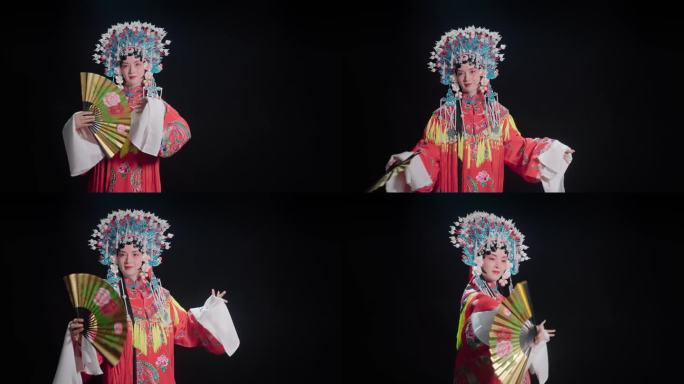 4K实拍 专业戏曲演员展示