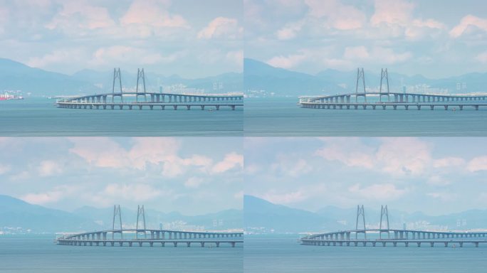 【4K延时】港珠澳大桥中国结