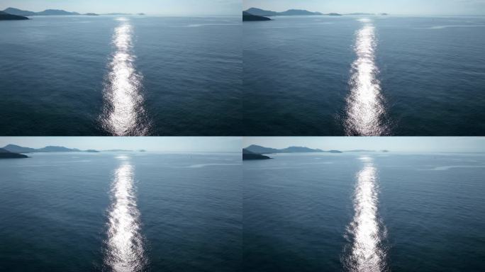 4K海上日落航拍