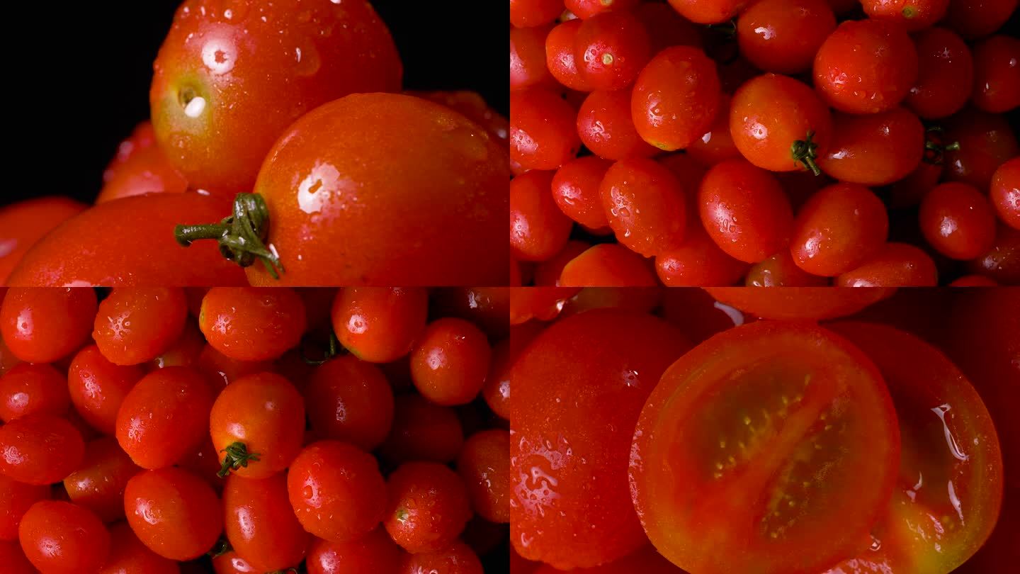 【微距】圣女果 西红柿 小西红柿 小番茄