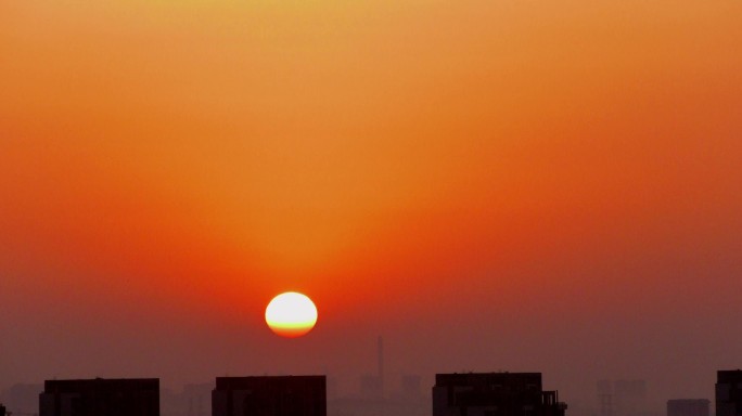 清晨太阳特写早晨黎明日出东方旭日东升晨曦