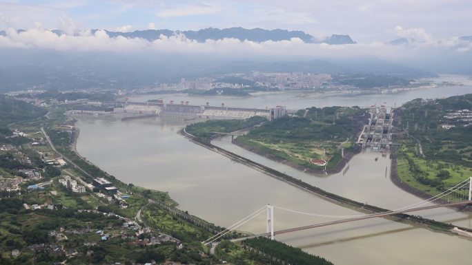 三峡工程全景2023.7.1