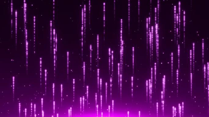 紫色宽屏粒子线条流动ae模板工程文件
