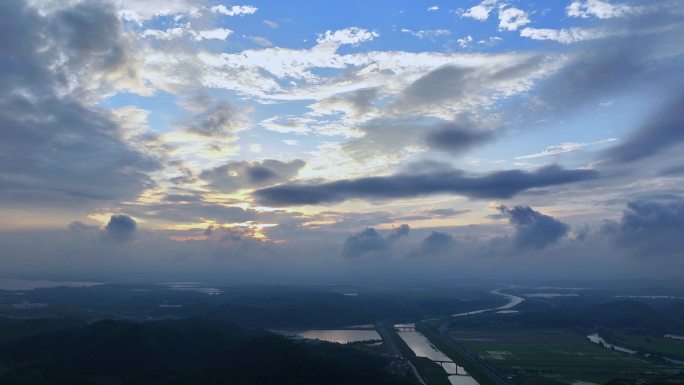 夜幕降临 夕阳西下 日落余晖