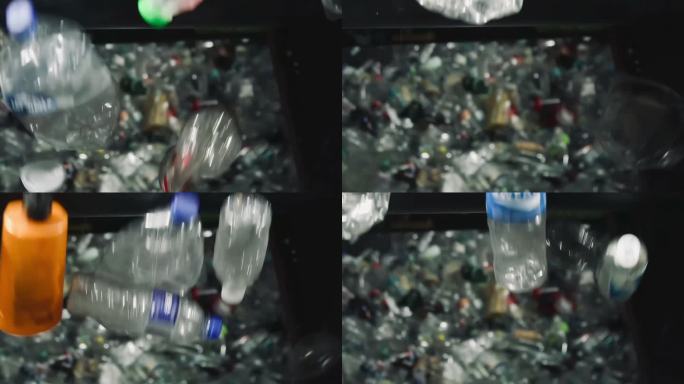丢垃圾-慢镜塑料瓶
