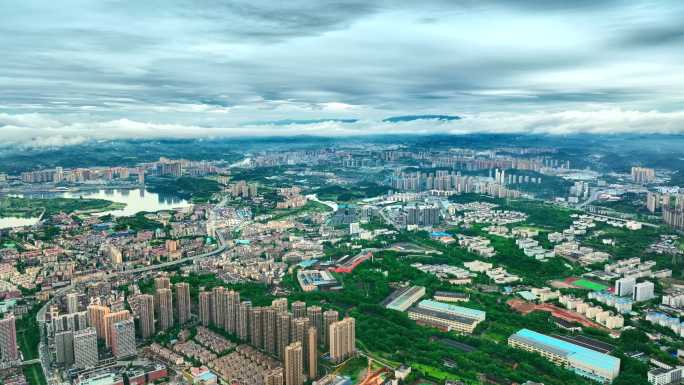 湖北宜昌城市大景