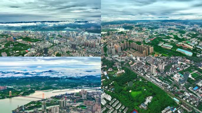 湖北宜昌城市大景