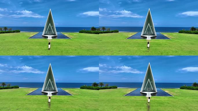 4K海南万宁日月湾航拍