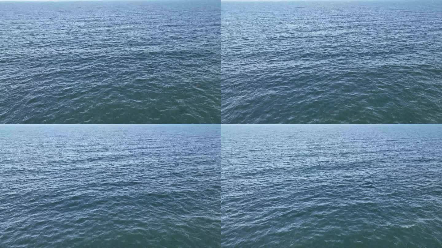大海航拍 低角度海面 水面航拍穿梭