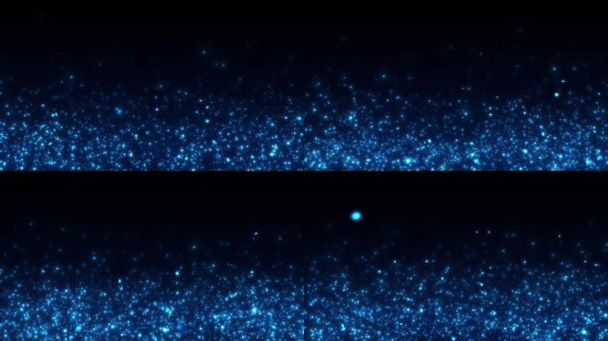 4K蓝色唯美亮片粒子-无缝循环